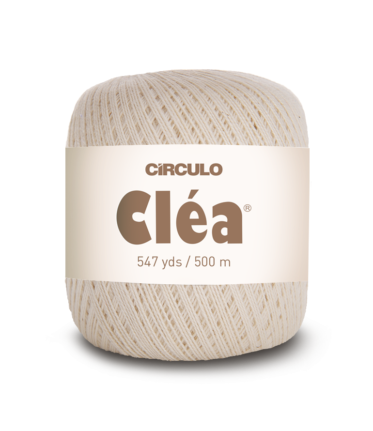Filato Circulo Clea 100% cotone per uncinetto e maglia, 500m/75 gr