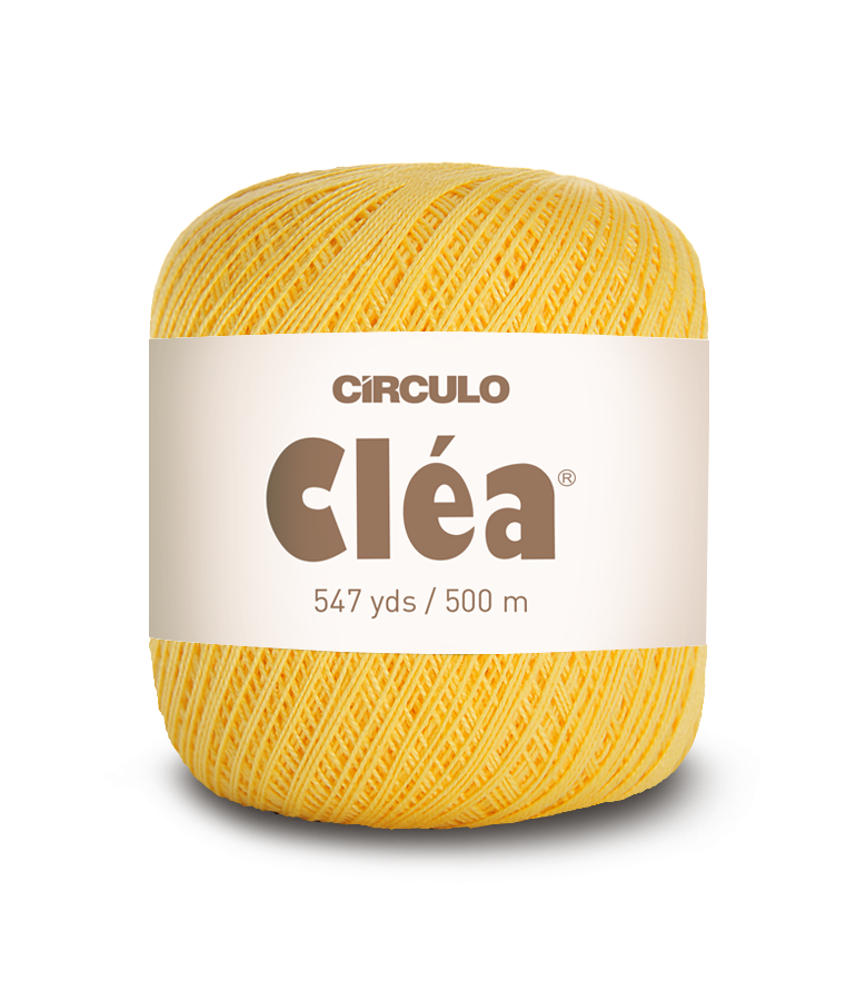 Filato Circulo Clea 100% cotone per uncinetto e maglia, 500m/75 gr