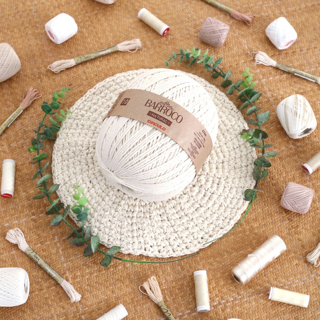 Circulo Barroco - Natural Cotton Yarn, 271m-677m/400g
