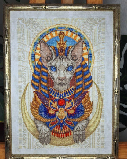 Charivna Mit LEGENDS OF EGYPT Cross Stitch Kit rich in detail