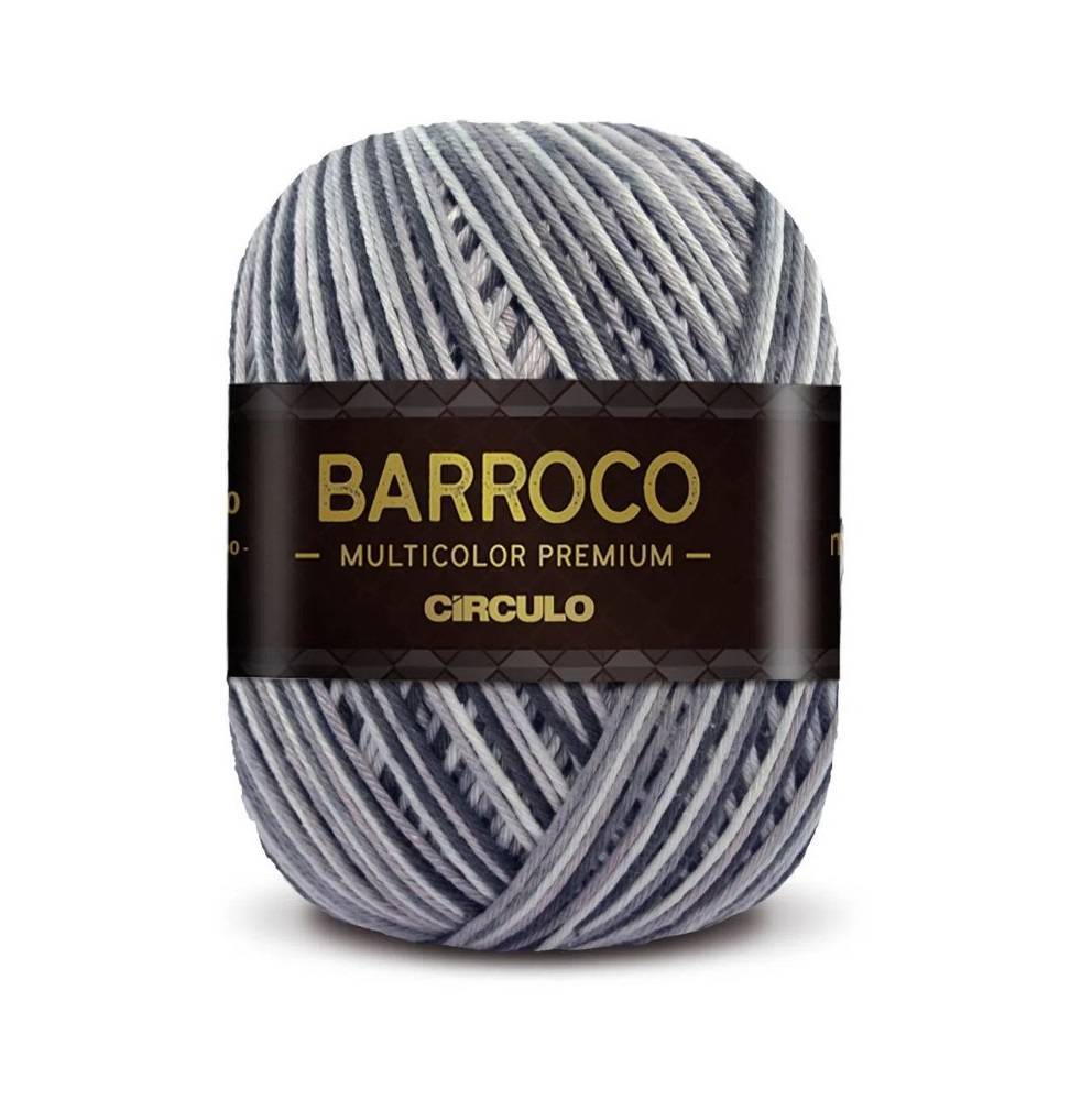 Circulo Barroco Multicolor Premium 4/6 - Brazilian Cotton Yarn, 226m/200g