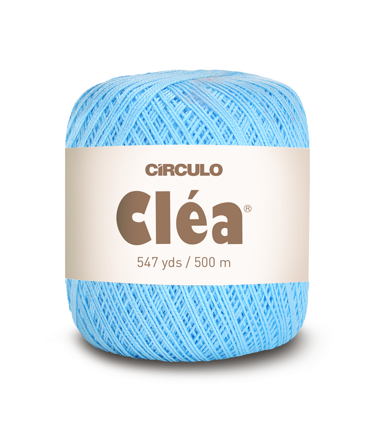 Filato Circulo Clea 100% cotone per uncinetto e maglia, 500m/75 gr