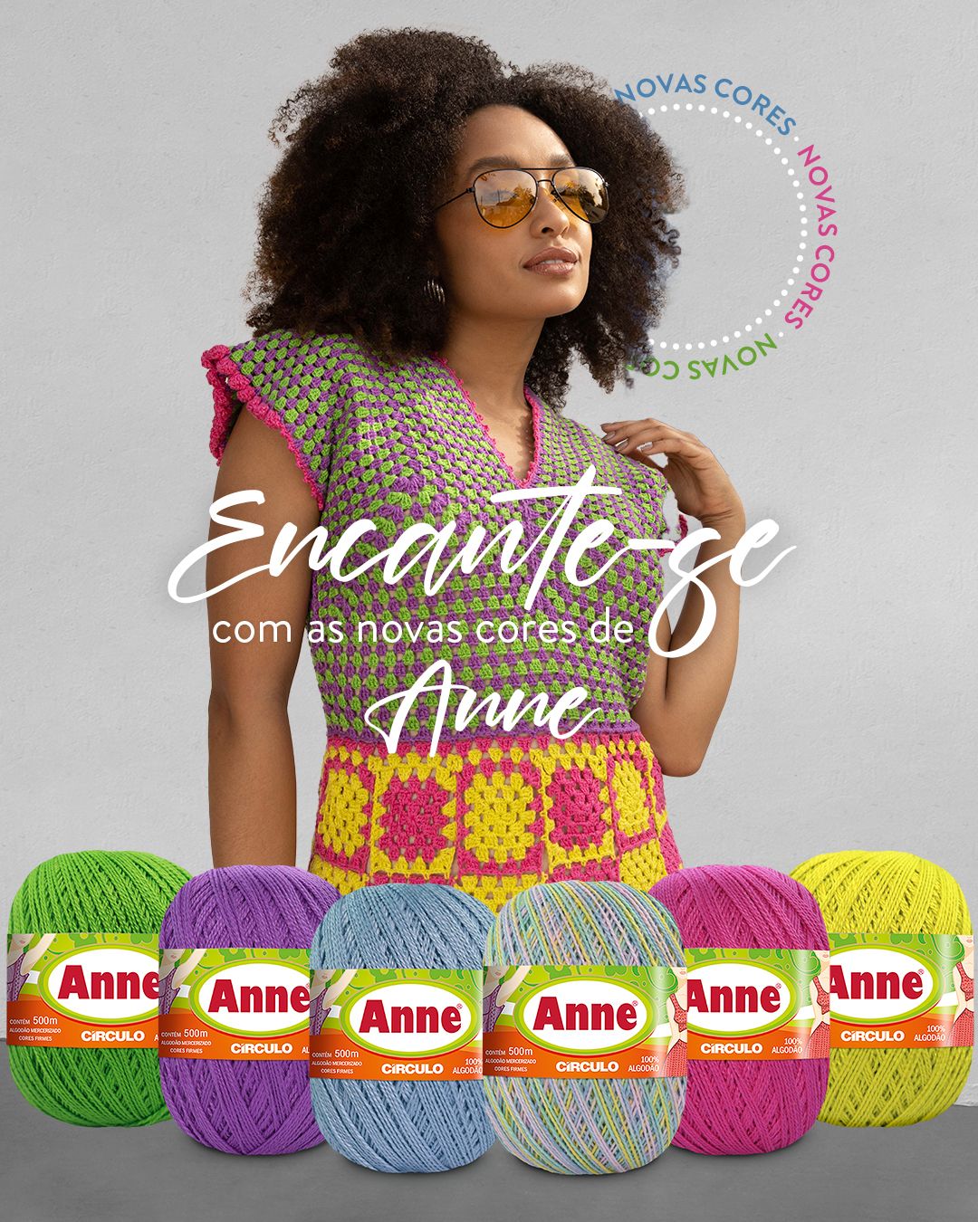 Circulo ANNE - 100% mercerized Cotton Yarn, 250m/73g