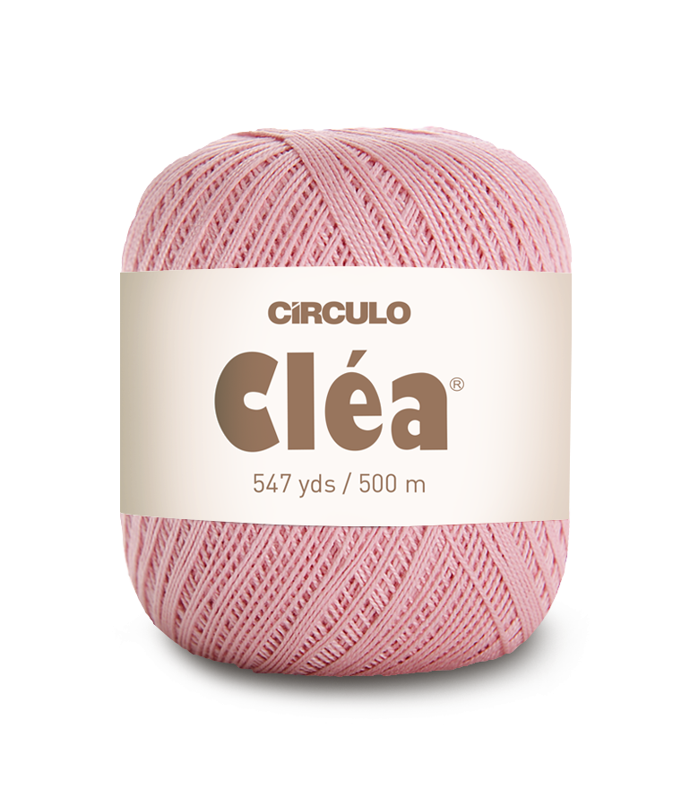 Filato Circulo Clea 100% cotone per uncinetto e maglia, 500m/75 gr