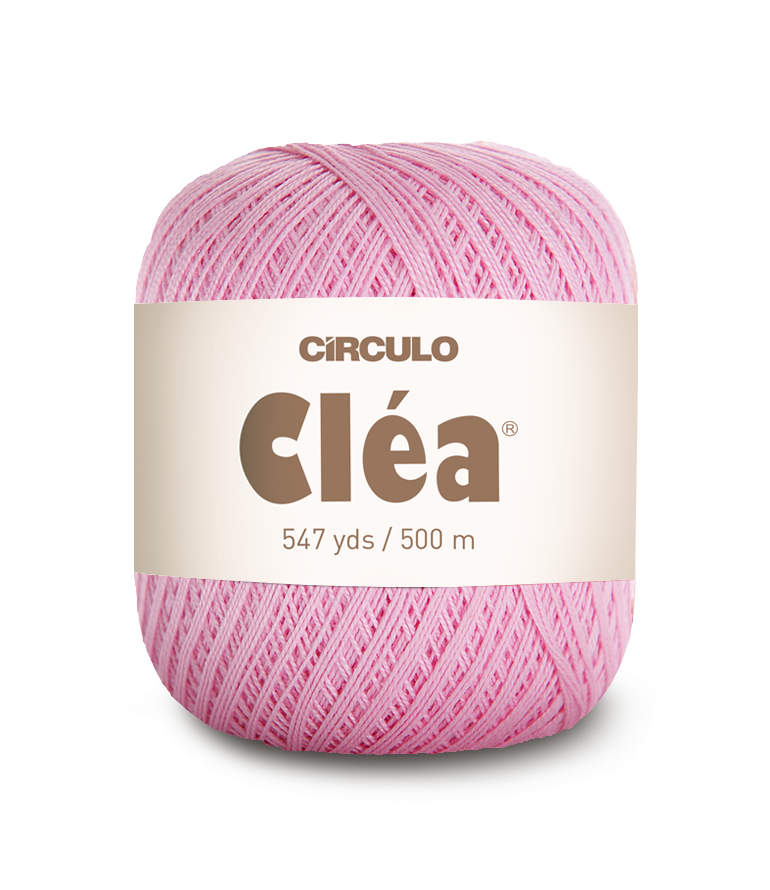 Filato Circulo Clea 100% cotone per uncinetto e maglia, 500m/75 gr