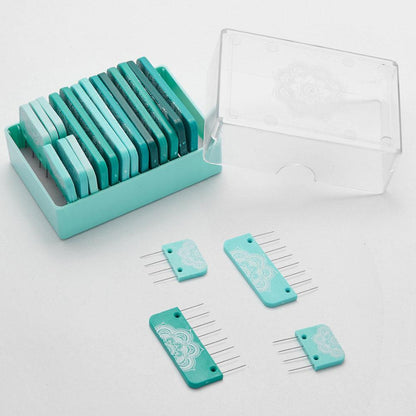 Mindful Collection knit blockers by KnitPro, sleek and sturdy.