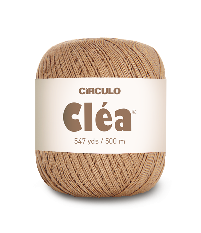 Filato Circulo Clea 100% cotone per uncinetto e maglia, 500m/75 gr