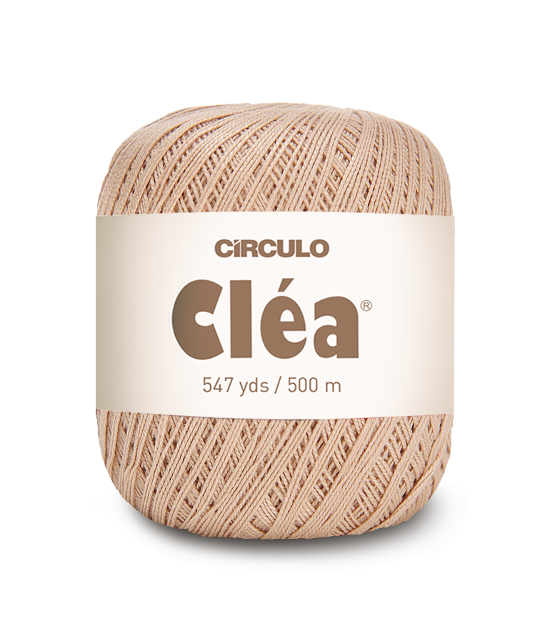 Filato Circulo Clea 100% cotone per uncinetto e maglia, 500m/75 gr