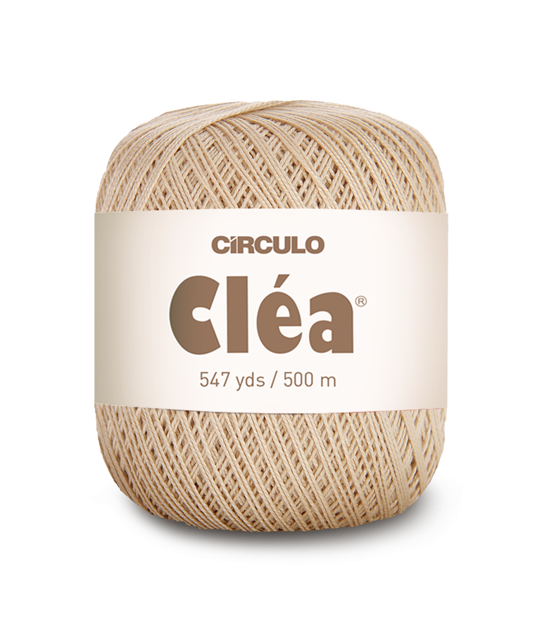 Filato Circulo Clea 100% cotone per uncinetto e maglia, 500m/75 gr