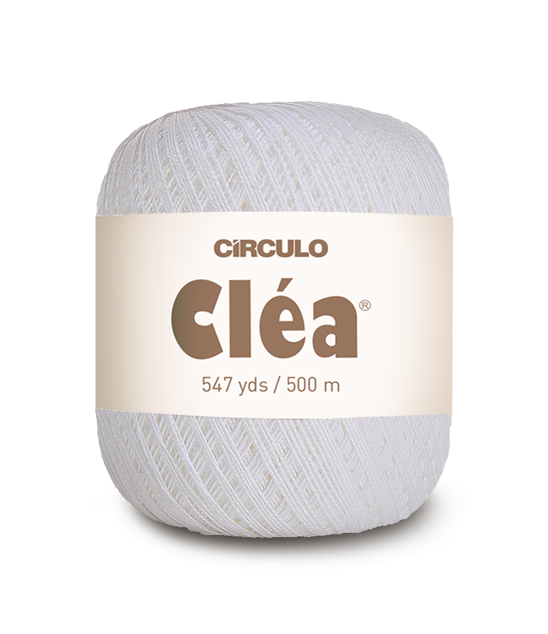 Filato Circulo Clea 100% cotone per uncinetto e maglia, 500m/75 gr