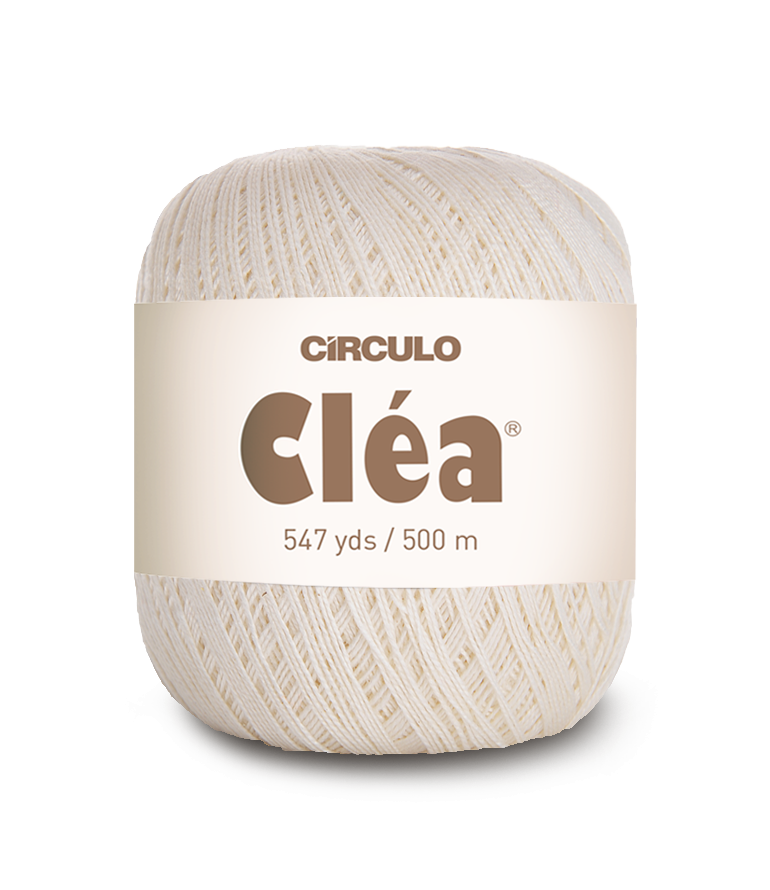 Filato Circulo Clea 100% cotone per uncinetto e maglia, 500m/75 gr