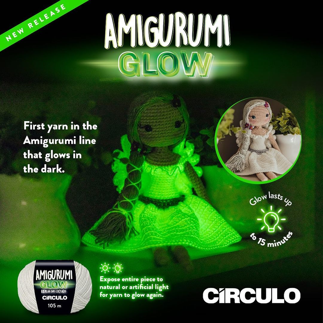 AMIGURUMI GLOW Yarn by Circulo.