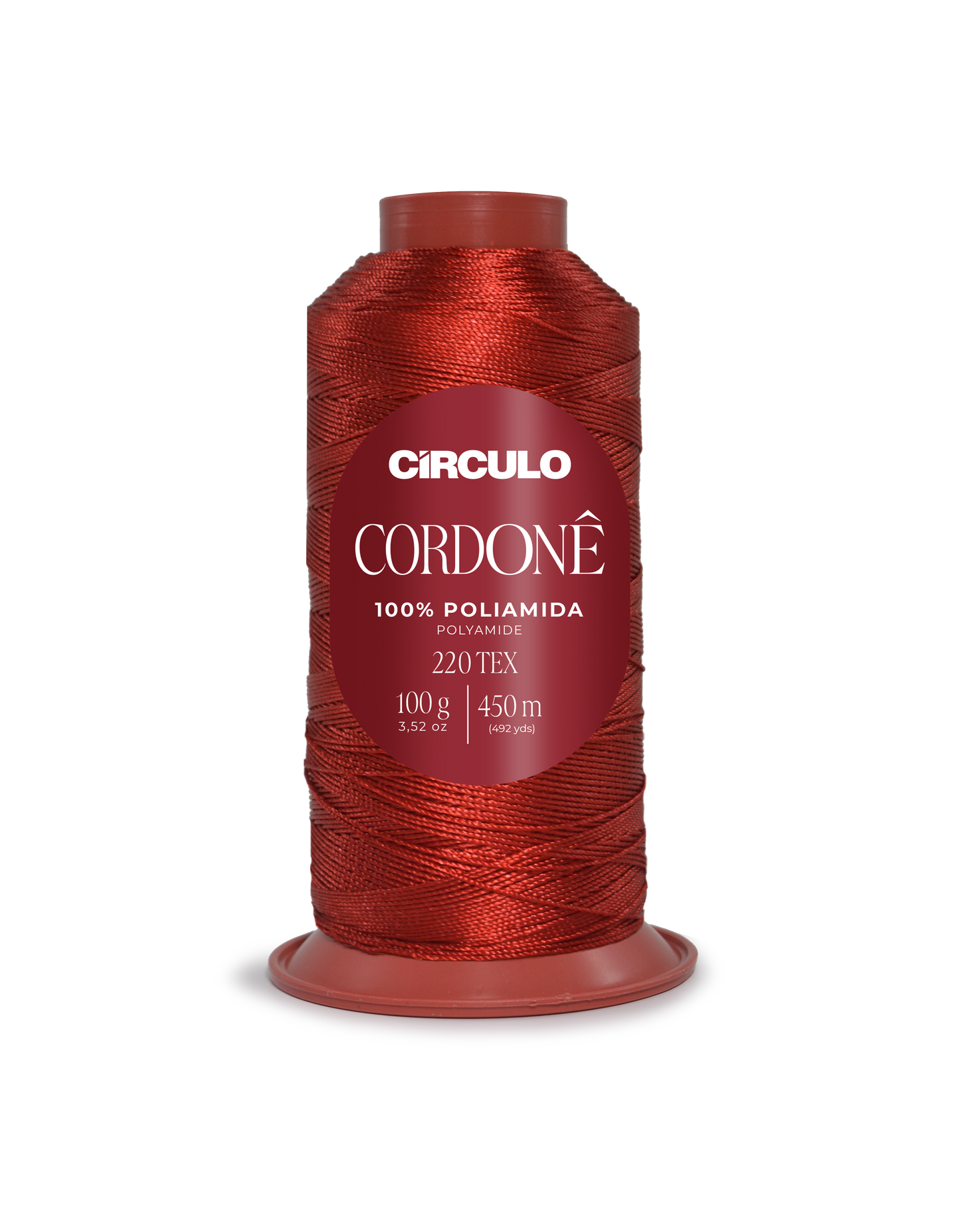 Circulo Cordone 100% Polyamide Crochet Yarn, 450 m / 100 g