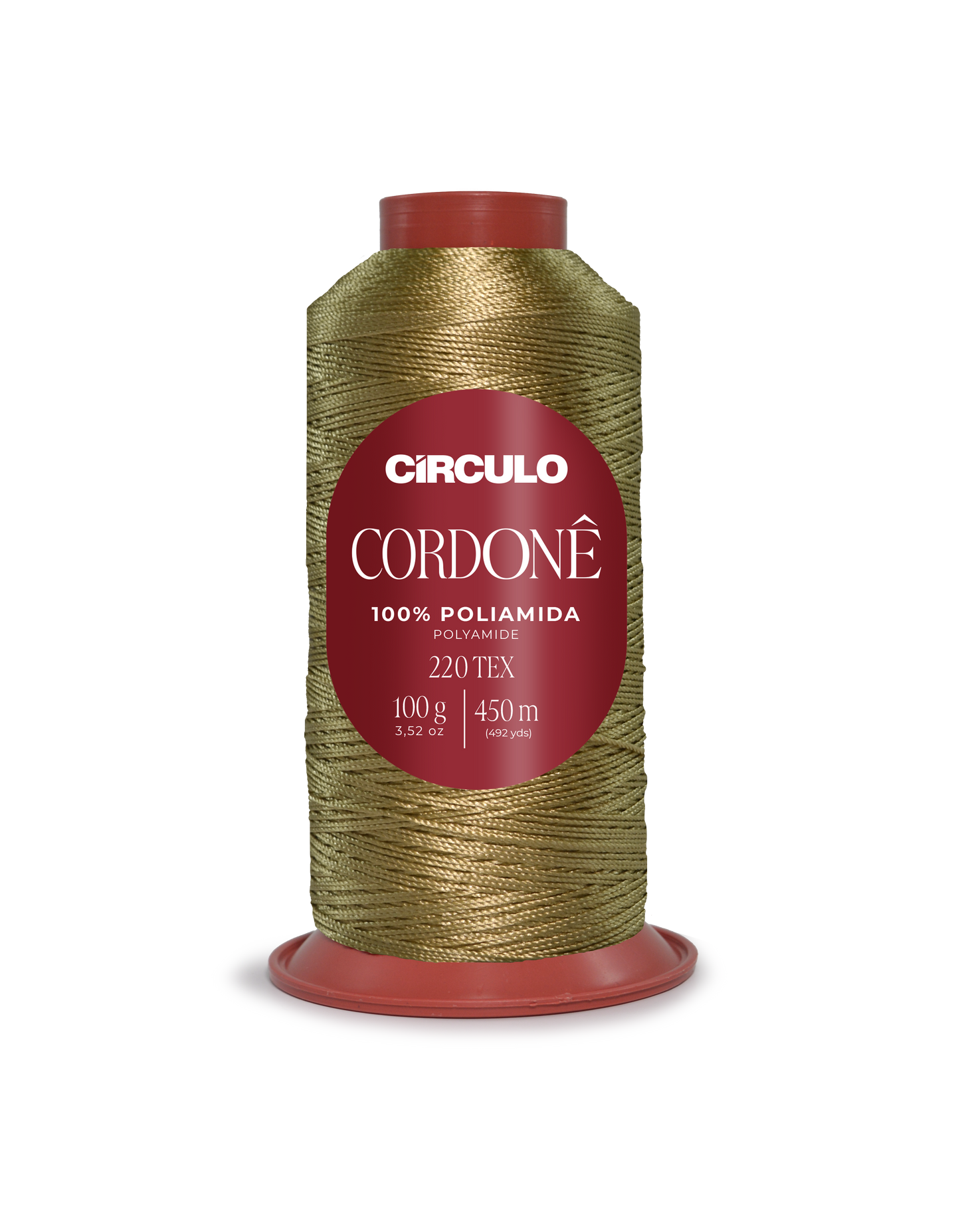 Circulo Cordone 100% Polyamide Crochet Yarn, 450 m / 100 g