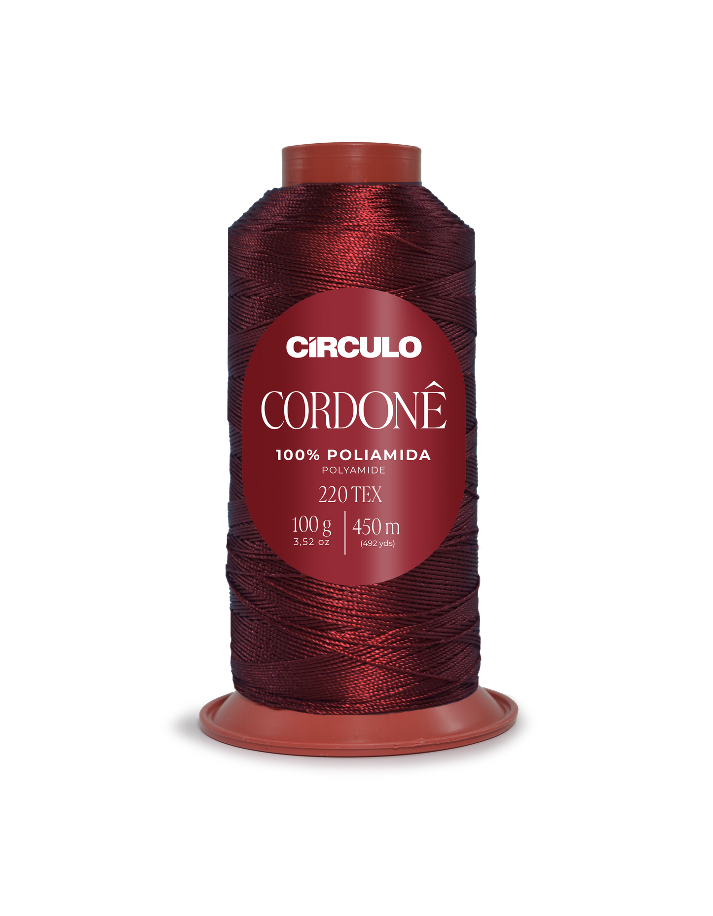 Circulo Cordone 100% Polyamide Crochet Yarn, 450 m / 100 g