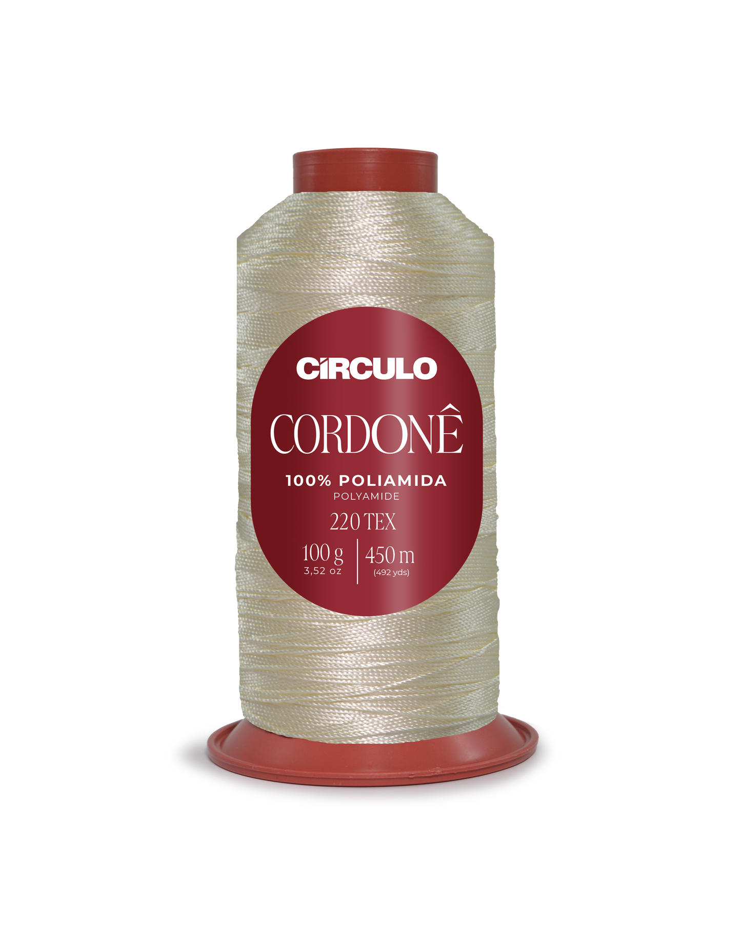 Circulo Cordone 100% Polyamide Crochet Yarn, 450 m / 100 g