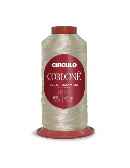 Circulo Cordone 100% Polyamide Crochet Yarn, 450 m / 100 g