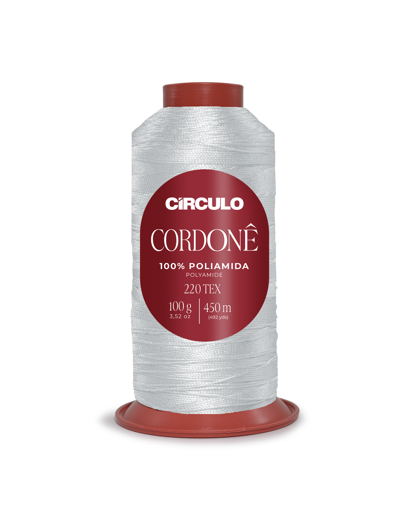 Circulo Cordone 100% Polyamide Crochet Yarn, 450 m / 100 g
