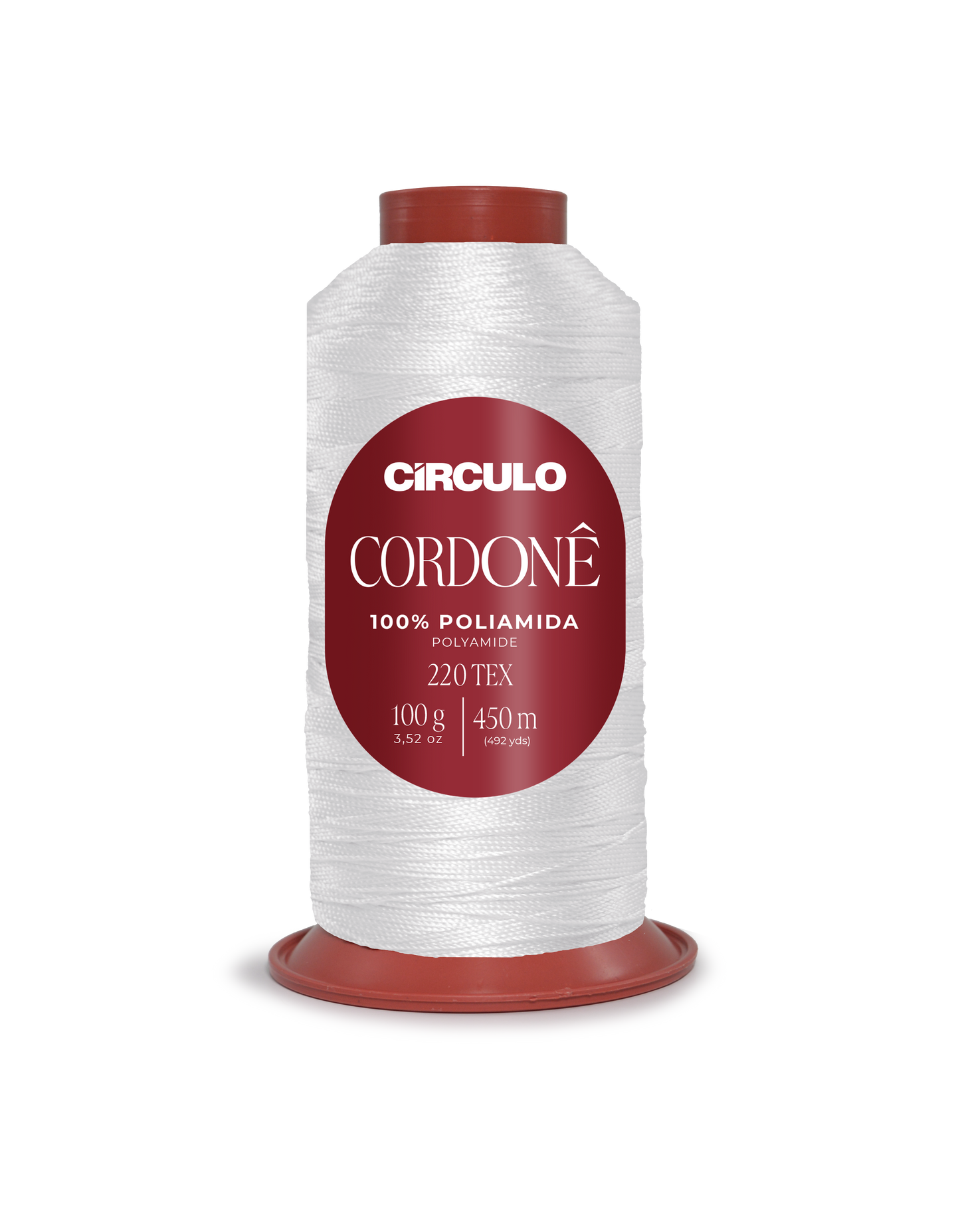 Circulo Cordone 100% Polyamide Crochet Yarn, 450 m / 100 g