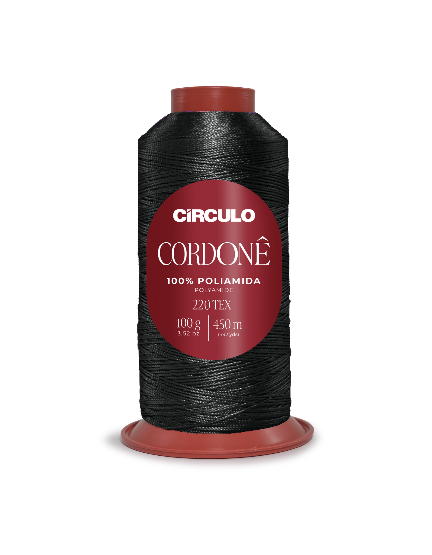 Circulo Cordone 100% Polyamide Crochet Yarn, 450 m / 100 g