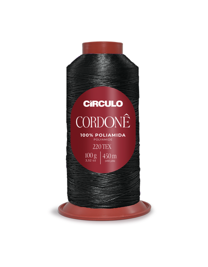 Circulo Cordone 100% Polyamide Crochet Yarn, 450 m / 100 g