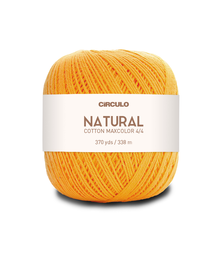 Circulo Natural Cotton Maxcolor (Barroco) 4/4 and 4/6- 100% Cotton Yarn, 226m and 338m/200g