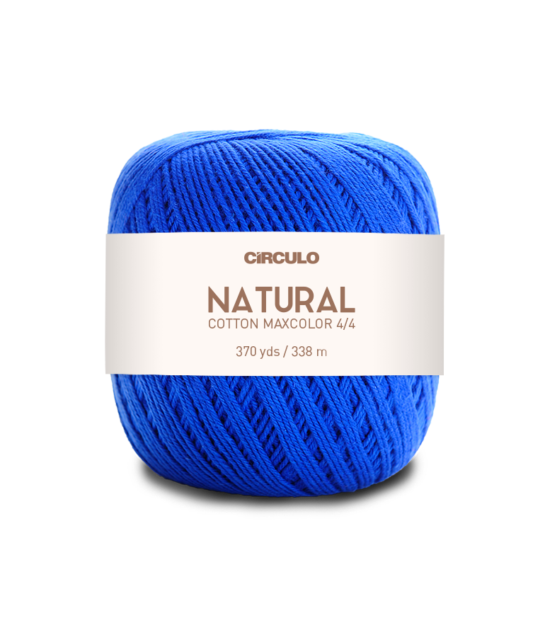 Circulo Natural Cotton Maxcolor (Barroco) 4/4 and 4/6- 100% Cotton Yarn, 226m and 338m/200g