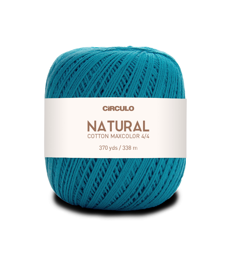 Circulo Natural Cotton Maxcolor (Barroco) 4/4 and 4/6- 100% Cotton Yarn, 226m and 338m/200g