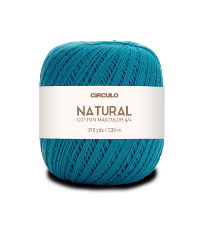 Circulo Natural Cotton Maxcolor (Barroco) 4/4 and 4/6- 100% Cotton Yarn, 226m and 338m/200g