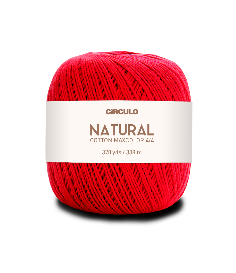 Circulo Natural Cotton Maxcolor (Barroco) 4/4 and 4/6- 100% Cotton Yarn, 226m and 338m/200g