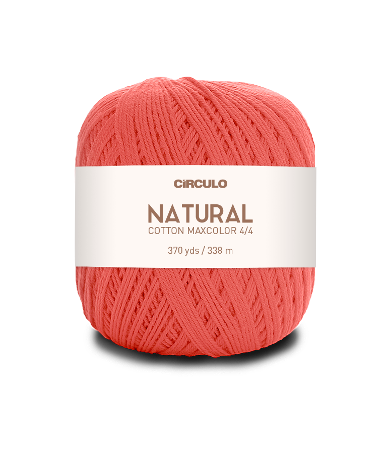 Circulo Natural Cotton Maxcolor (Barroco) 4/4 and 4/6- 100% Cotton Yarn, 226m and 338m/200g