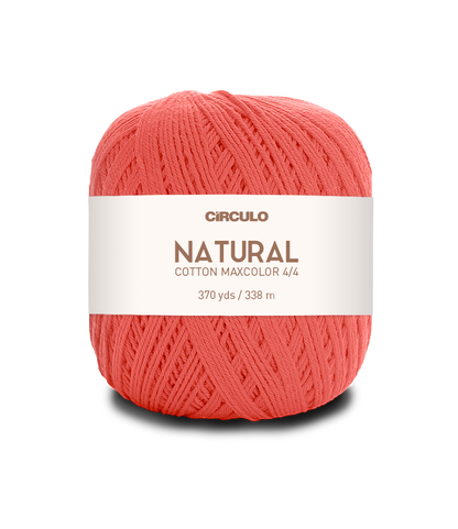 Circulo Natural Cotton Maxcolor (Barroco) 4/4 and 4/6- 100% Cotton Yarn, 226m and 338m/200g