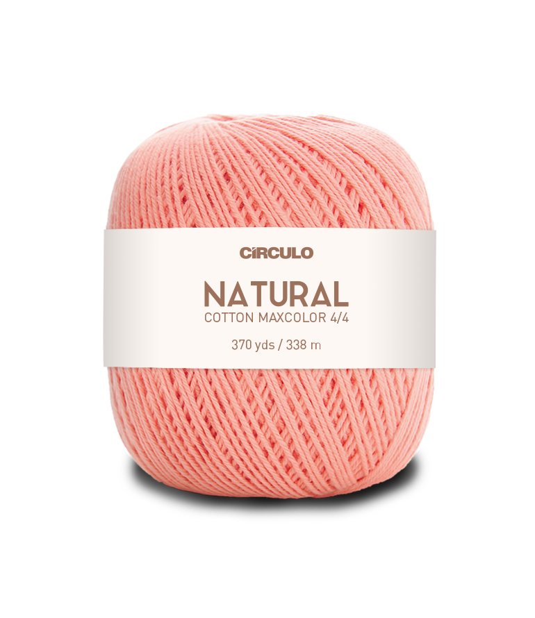 Circulo Natural Cotton Maxcolor (Barroco) 4/4 and 4/6- 100% Cotton Yarn, 226m and 338m/200g
