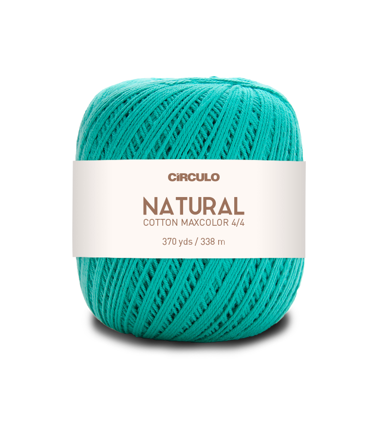 Circulo Natural Cotton Maxcolor (Barroco) 4/4 and 4/6- 100% Cotton Yarn, 226m and 338m/200g