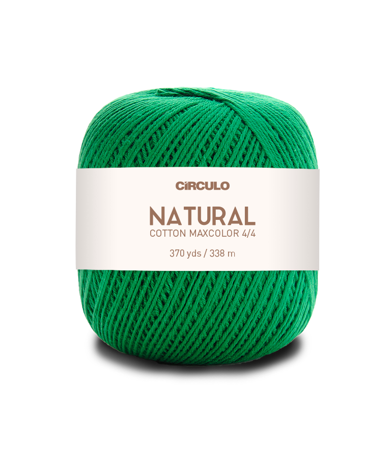 Circulo Natural Cotton Maxcolor (Barroco) 4/4 and 4/6- 100% Cotton Yarn, 226m and 338m/200g