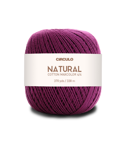 Circulo Natural Cotton Maxcolor (Barroco) 4/4 and 4/6- 100% Cotton Yarn, 226m and 338m/200g