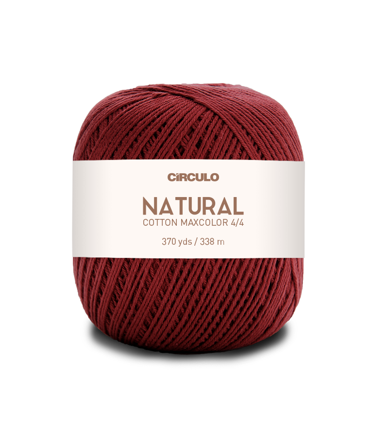 Circulo Natural Cotton Maxcolor (Barroco) 4/4 and 4/6- 100% Cotton Yarn, 226m and 338m/200g