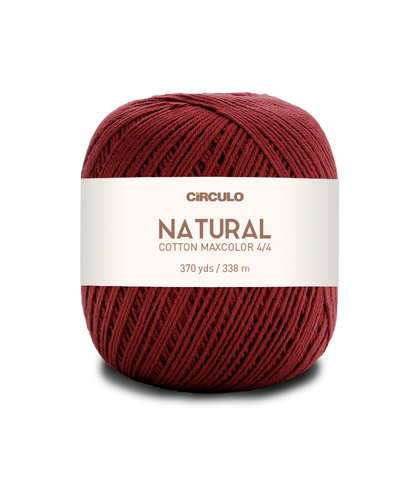 Circulo Natural Cotton Maxcolor (Barroco) 4/4 and 4/6- 100% Cotton Yarn, 226m and 338m/200g