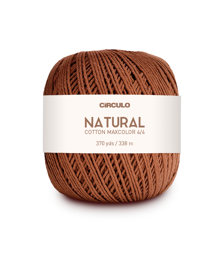 Circulo Natural Cotton Maxcolor (Barroco) 4/4 and 4/6- 100% Cotton Yarn, 226m and 338m/200g
