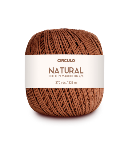 Circulo Natural Cotton Maxcolor (Barroco) 4/4 and 4/6- 100% Cotton Yarn, 226m and 338m/200g