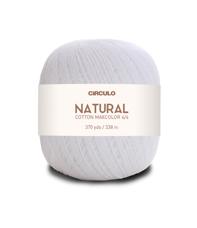 Circulo Natural Cotton Maxcolor (Barroco) 4/4 and 4/6- 100% Cotton Yarn, 226m and 338m/200g