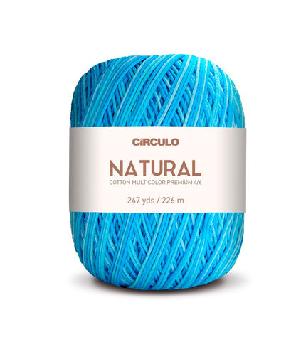 Círculo Natural Cotton Multicolor 4/6 – Cotton Yarn (226 m / 200 g)