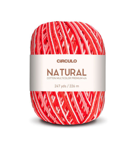 Círculo Natural Cotton Multicolor 4/6 – Cotton Yarn (226 m / 200 g)