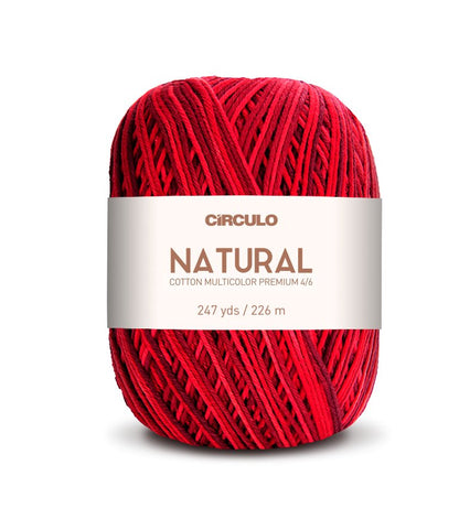 Círculo Natural Cotton Multicolor 4/6 – Cotton Yarn (226 m / 200 g)