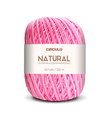 Círculo Natural Cotton Multicolor 4/6 – Cotton Yarn (226 m / 200 g)