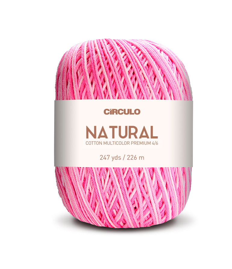 Circulo Barroco Multicolor Premium 4/6 - Brazilian Cotton Yarn, 226m/200g