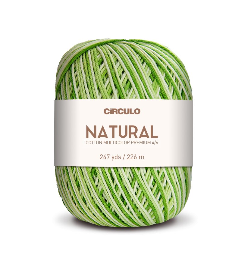 Círculo Natural Cotton Multicolor 4/6 – Cotton Yarn (226 m / 200 g)