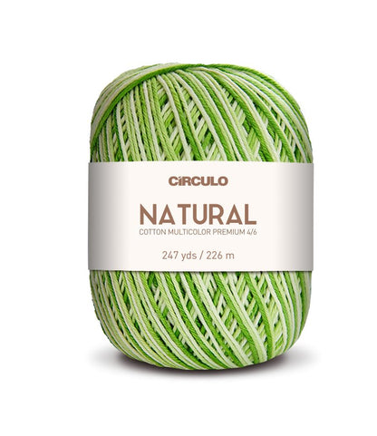 Círculo Natural Cotton Multicolor 4/6 – Cotton Yarn (226 m / 200 g)