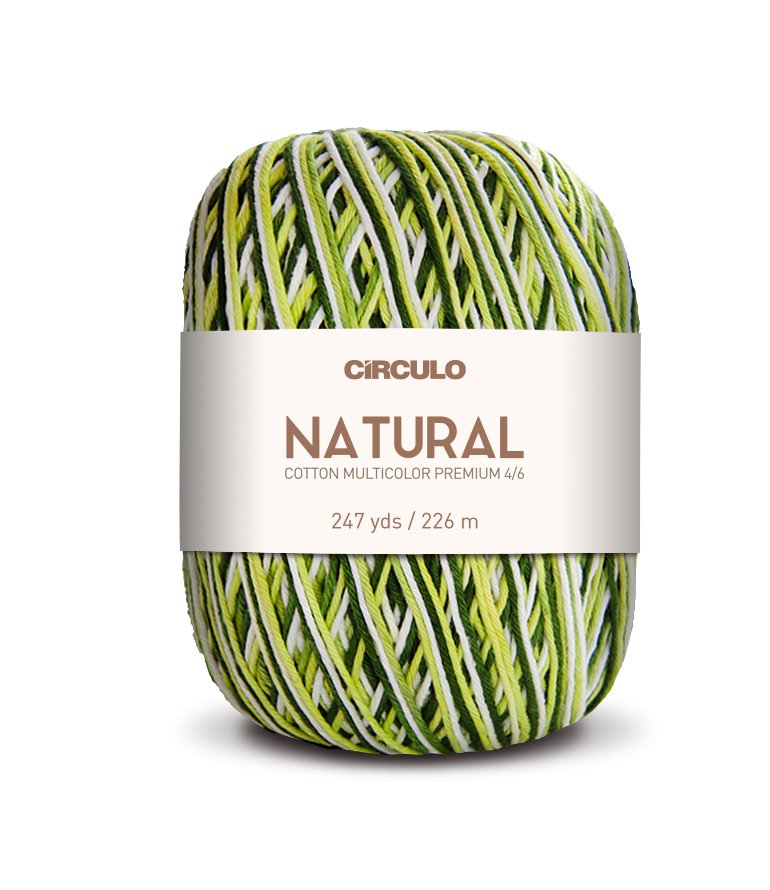 Círculo Natural Cotton Multicolor 4/6 – Cotton Yarn (226 m / 200 g)