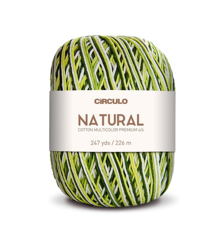 Círculo Natural Cotton Multicolor 4/6 – Cotton Yarn (226 m / 200 g)